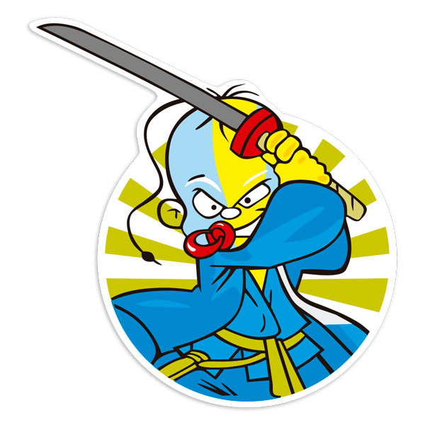 Adesivi per Auto e Moto: Samurai Katana Dani Pedrosa