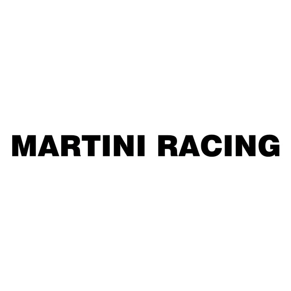 Adesivi per Auto e Moto: Scritta Martini Racing