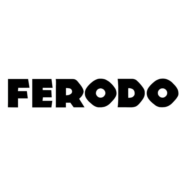 Adesivi per Auto e Moto: Logo Freni Ferodo in Tipografia Moderna