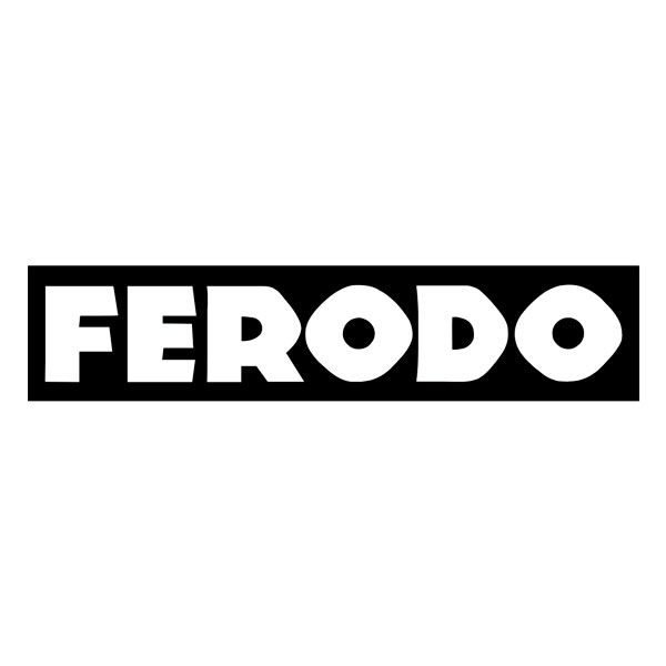 Adesivi per Auto e Moto: Rettangolo Logo Ferodo