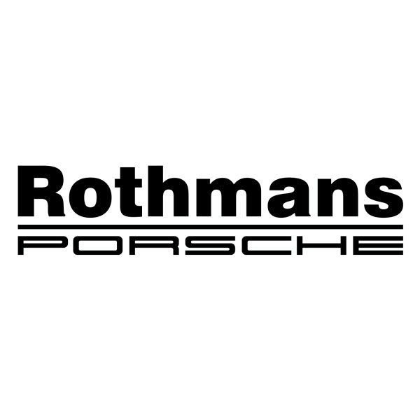 Adesivi per Auto e Moto: Rothmans Porsche