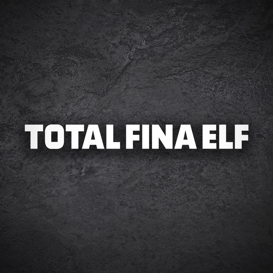 Adesivi per Auto e Moto: Logotipo Total Fina Elf