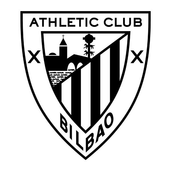 Adesivo Murale Emblema Athletic Club de Bilbao.