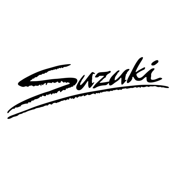 Adesivi per Auto e Moto: Logo Suzuki Script