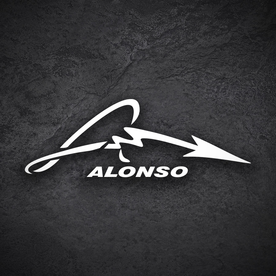Adesivi per Auto e Moto: Logo Firma Fernando Alonso