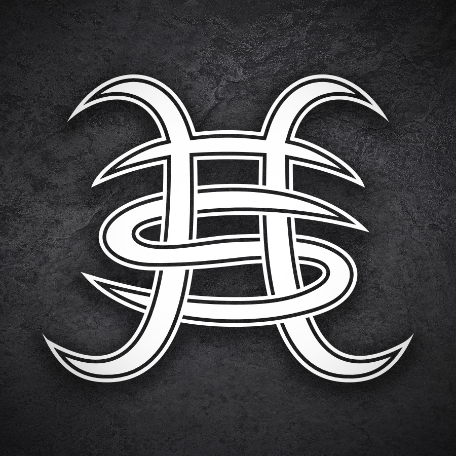 Adesivi per Auto e Moto: Logo H&eacute;roes del Silencio HS