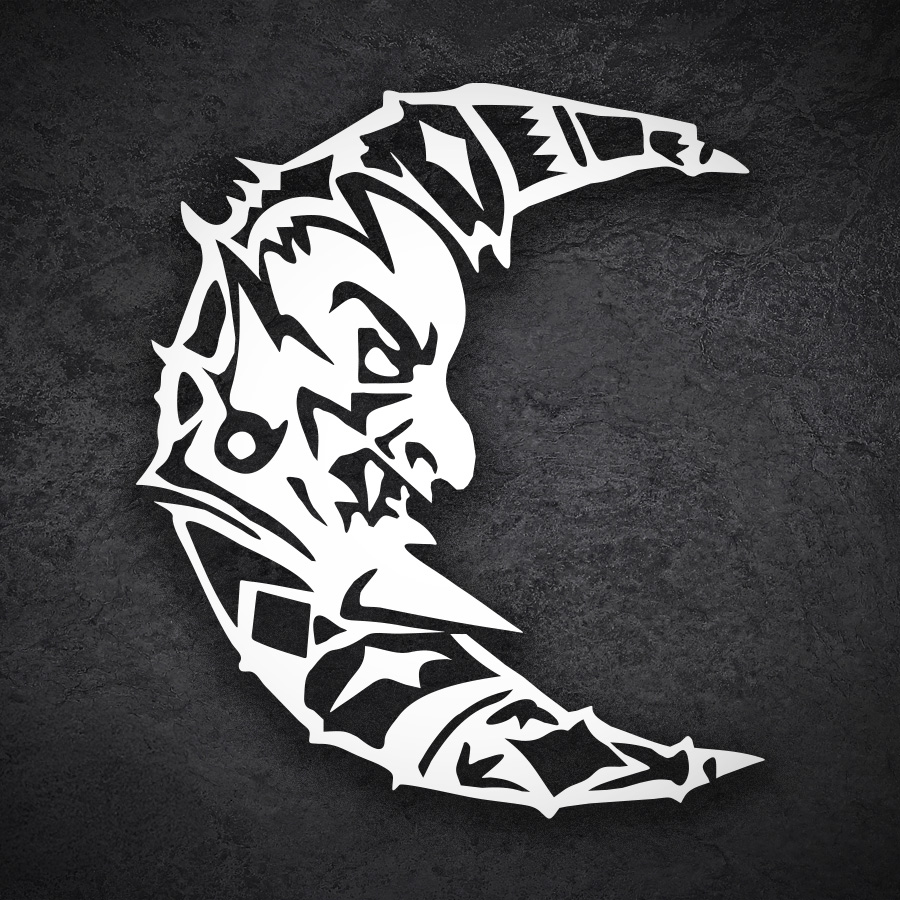 Adesivi per Auto e Moto: Luna Valentino Rossi The Doctor