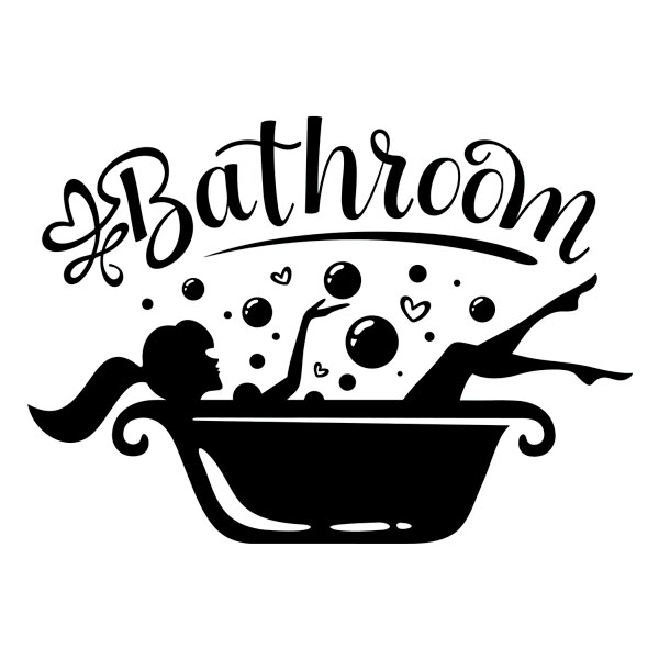 Adesivi Murali: Bagno Relax