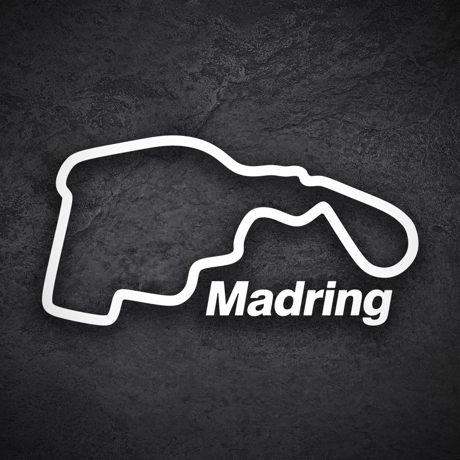 Adesivi per Auto e Moto: Circuito Madring Gran Premio di Spagna
