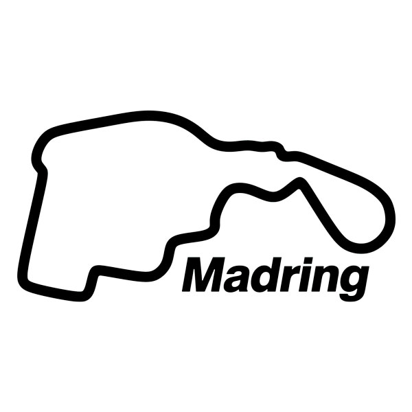 Adesivi per Auto e Moto: Circuito Madring Gran Premio di Spagna