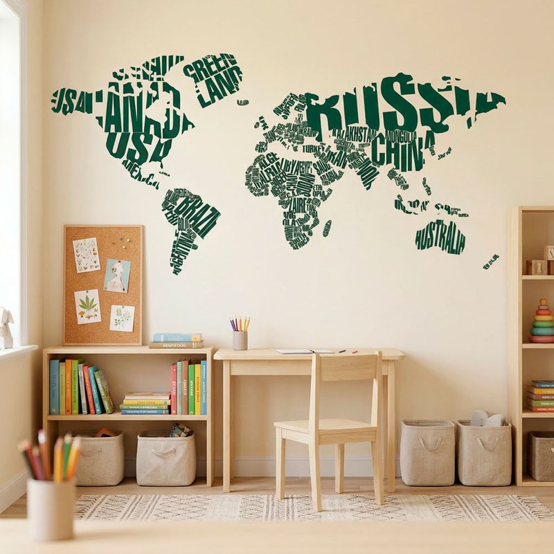 Mappamondo tipografico 3
