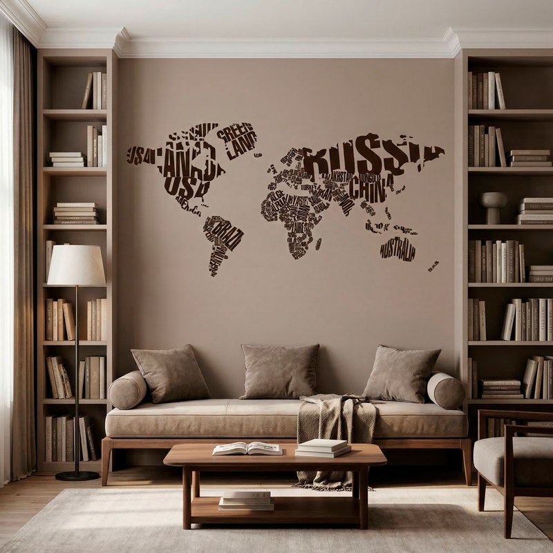 Mappamondo tipografico 4