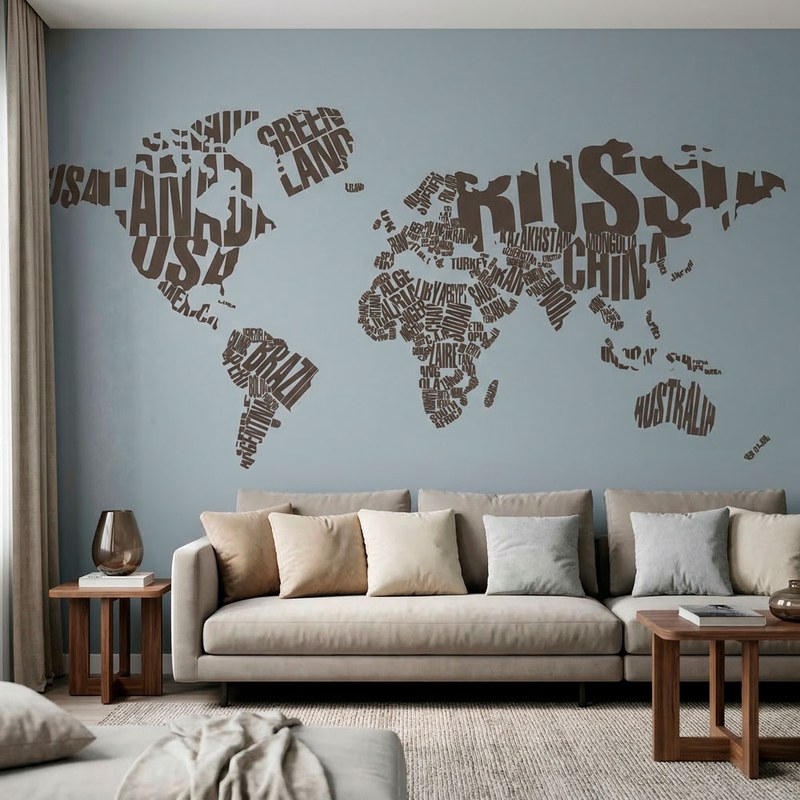 Mappamondo tipografico 7