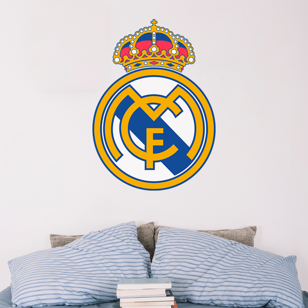 Adesivi Murali: Emblema Real Madrid colore