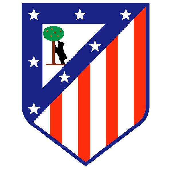 Adesivi Murali: Emblema Atlético de Madrid colore