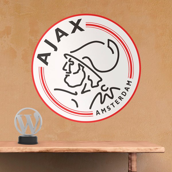 Adesivi Murali: Emblema Ajax Amsterdam colore