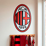 Adesivi Murali: Stemma AC Milan 13