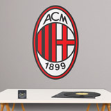 Adesivi Murali: Stemma AC Milan 4