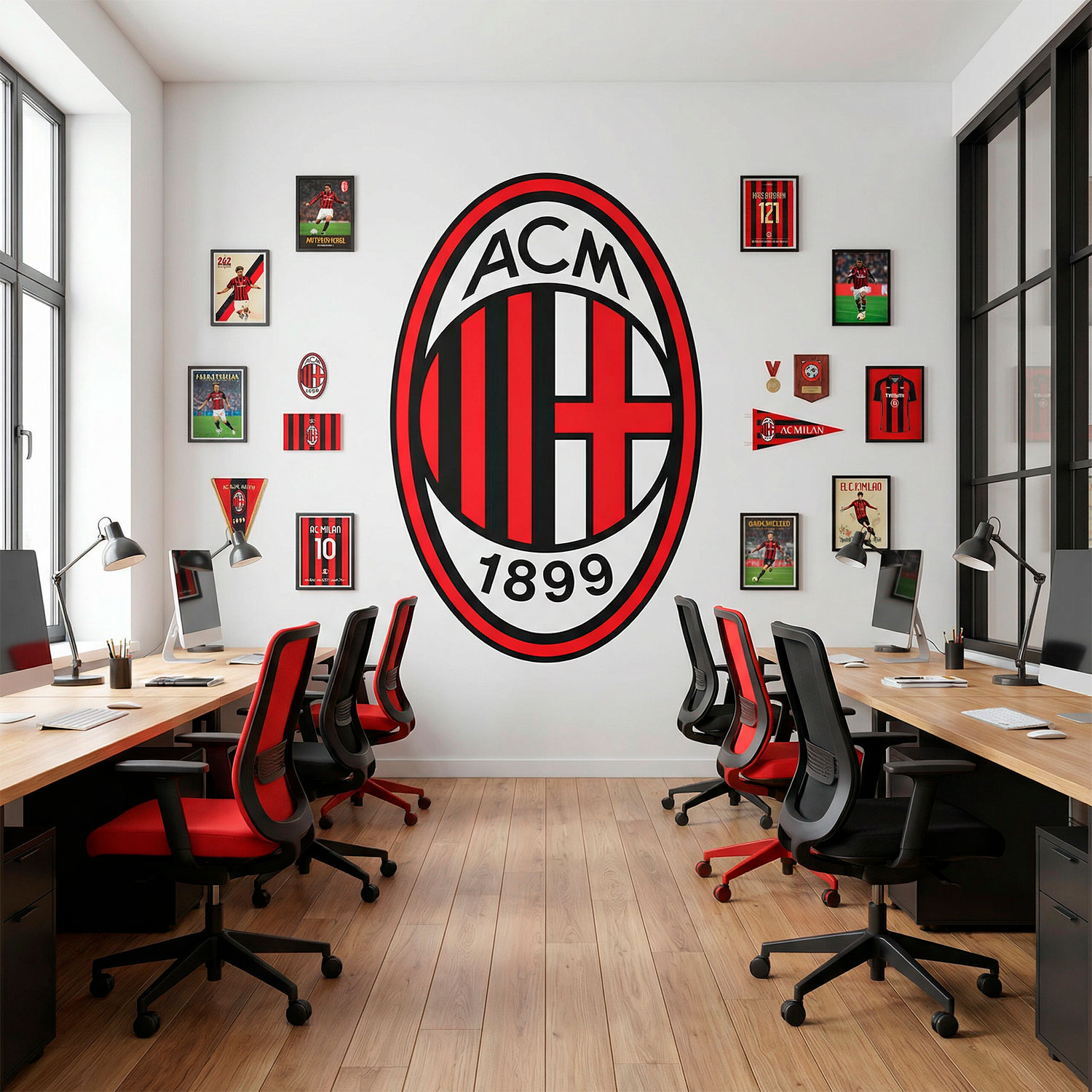 Adesivi Murali: Stemma AC Milan