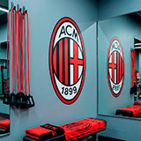 Adesivi Murali: Stemma AC Milan 6
