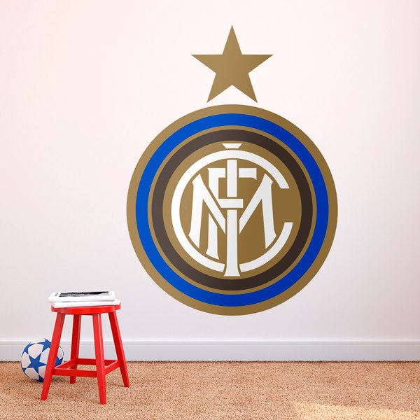 Adesivi Murali: Emblema FC Internazionale Milano colore