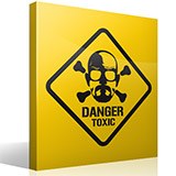 Adesivi Murali: Heisenberg Danger Toxic 2