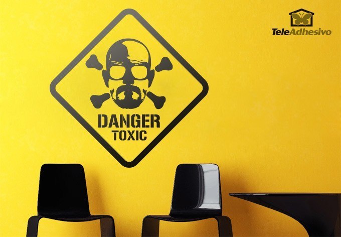 Adesivi Murali: Heisenberg Danger Toxic