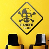 Adesivi Murali: Heisenberg Danger Toxic 3