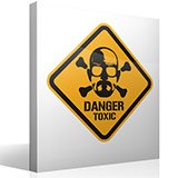 Adesivi Murali: Heisenberg Danger Toxic Color 3