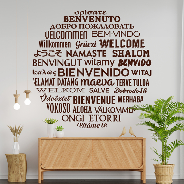 Adesivi Murali: Benvenuti a Lingue