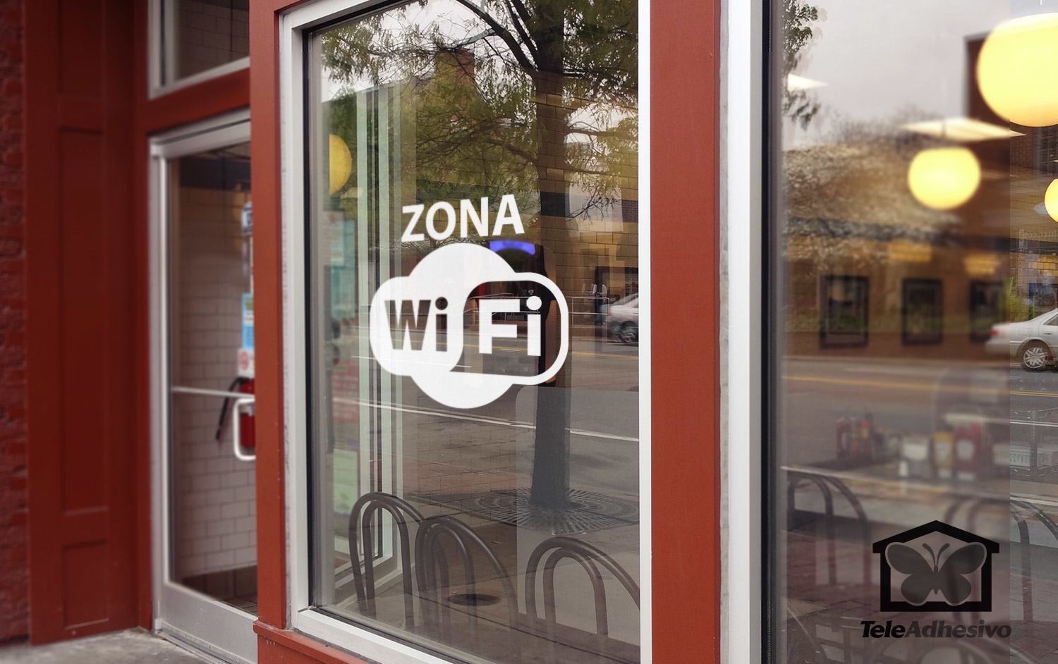 Adesivi Murali: Zona Wifi