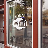 Adesivi Murali: Zona Wifi 3