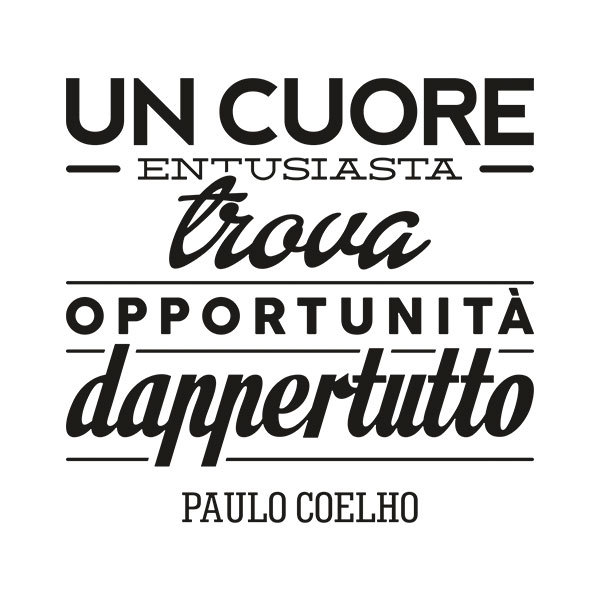 Adesivi Murali: Un cuore entusiasta trova opportunità dappertutto,