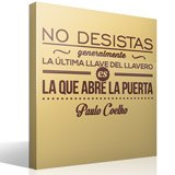Adesivi Murali: No desistas - Paulo Coelho 3