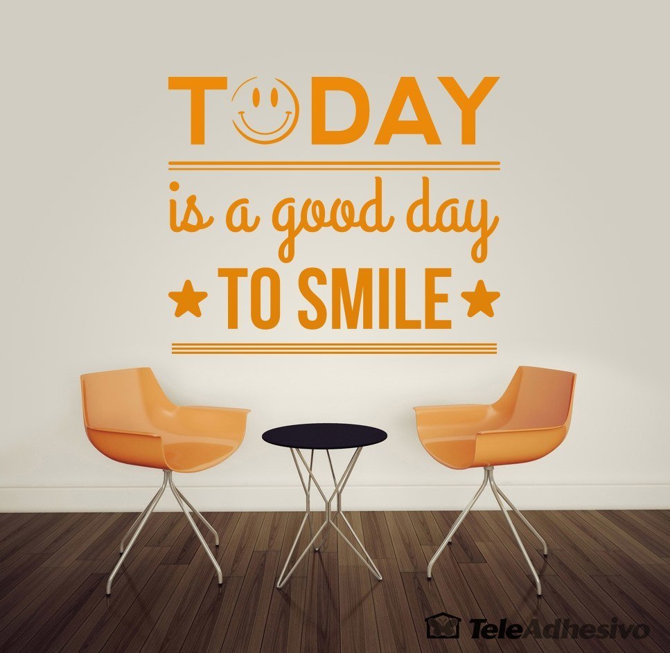 Adesivi Murali: Today is a good day to smile