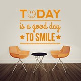 Adesivi Murali: Today is a good day to smile 2