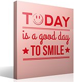 Adesivi Murali: Today is a good day to smile 3