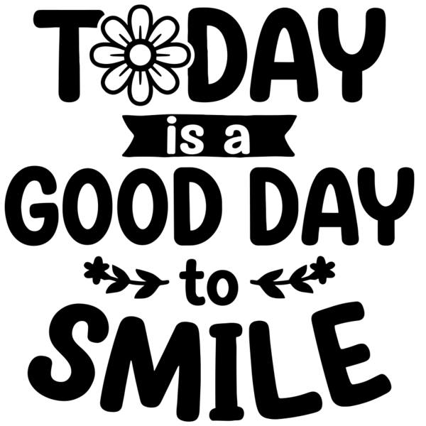 Adesivi Murali: Today is a good day to smile