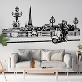 Adesivi Murali: Scena romantica a Parigi 2