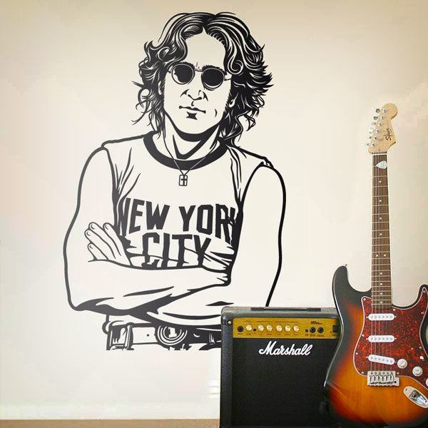 Adesivi Murali: John Lennon - New York City