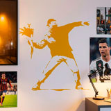 Adesivi Murali: Banksy Fiore protesta Lanciare 14