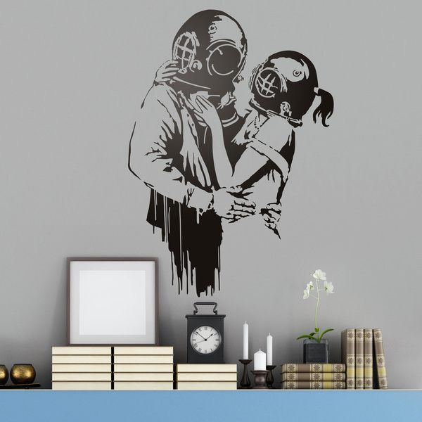 Adesivi Murali: Think Tank di Banksy