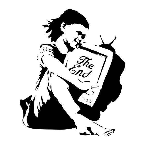 Adesivi Murali: Banksy The End