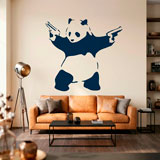 Adesivi Murali: Banksy Panda armato 6