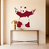 Adesivi Murali: Banksy Panda armato 8