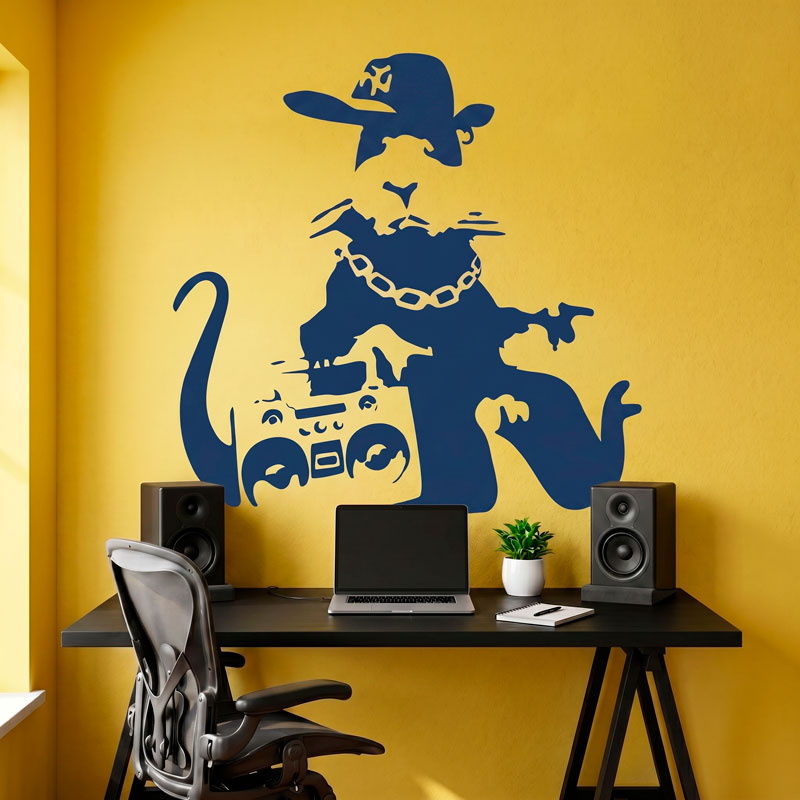 Banksy NYC Gangster Rat 4/5