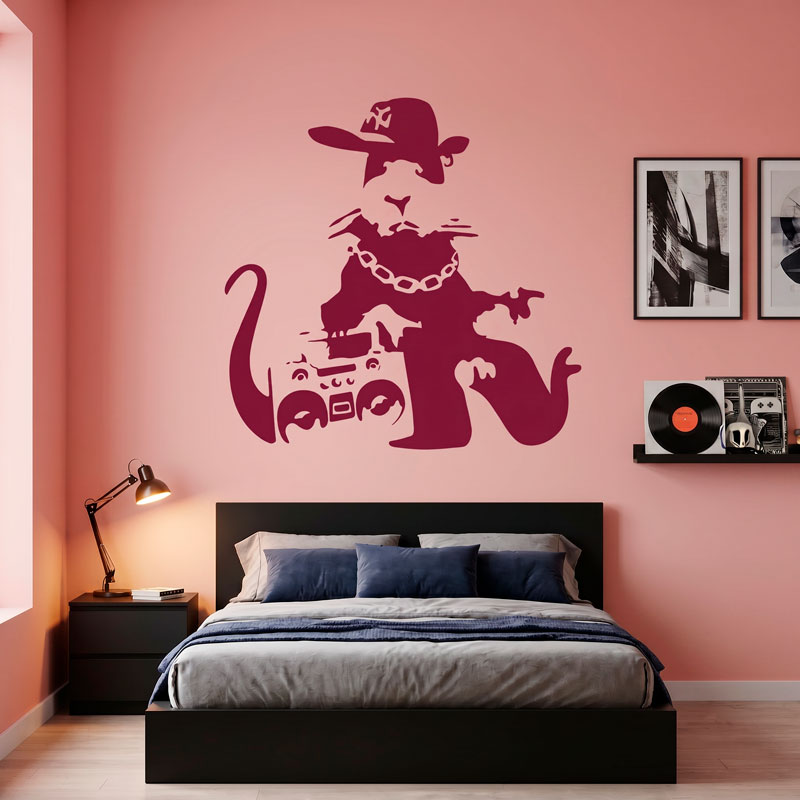 Banksy NYC Gangster Rat 5/5