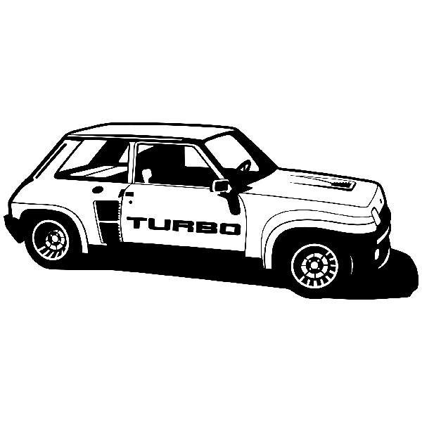 Adesivi Murali: Renault 5 Turbo Cup