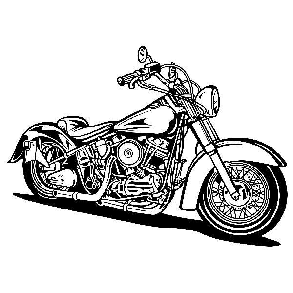 Adesivi Murali: Harley Davidson Softail Classic