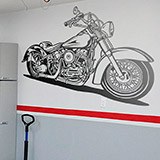 Adesivi Murali: Harley Davidson Softail Classic 2